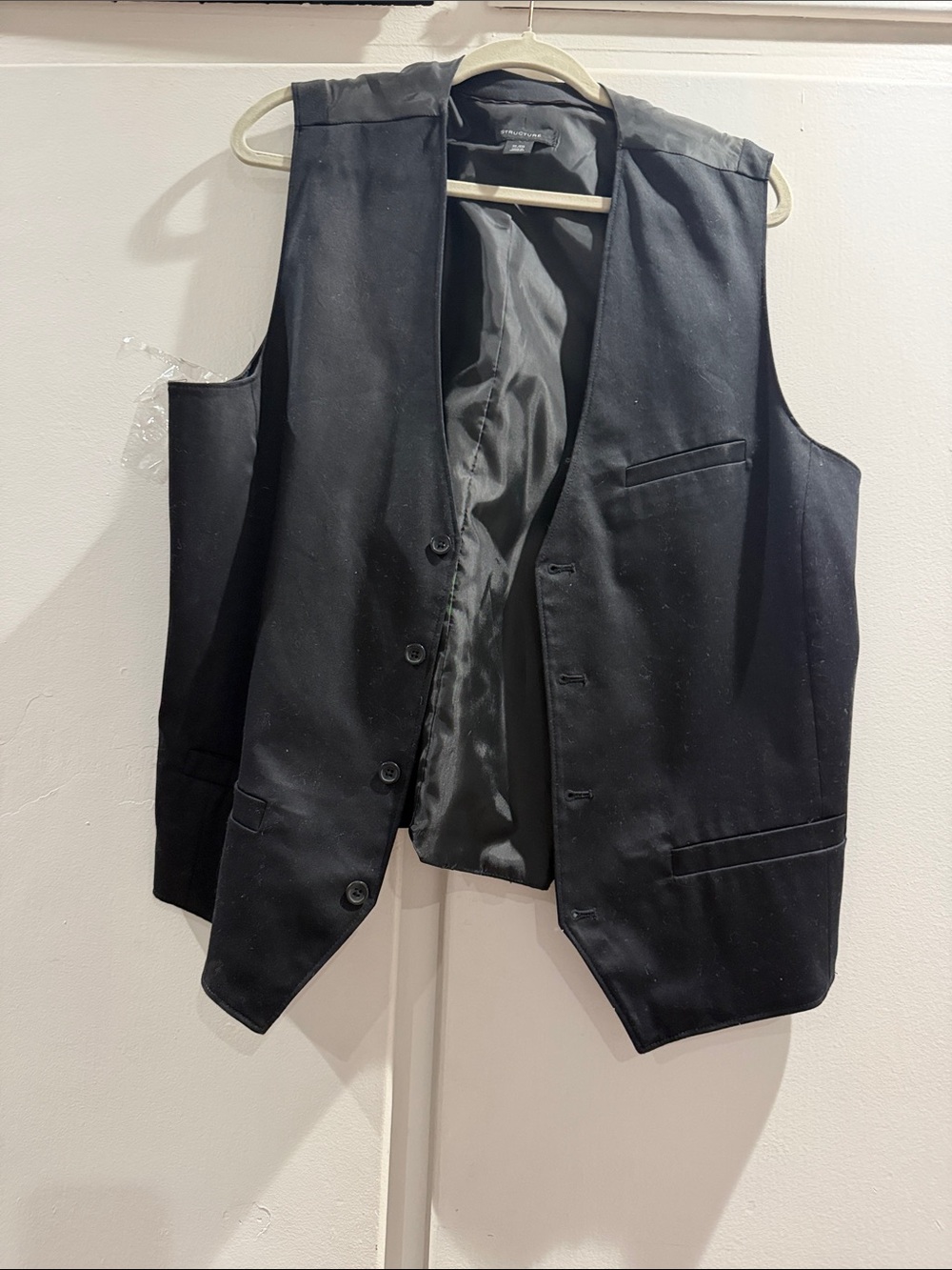 Structure Black Men's Vest